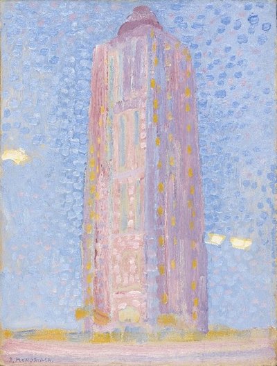 Lighthouse at Westkapelle by Piet Mondrian